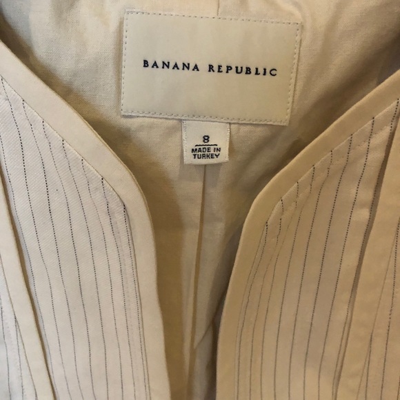 Banana Republic linen pinstripe blazer - Picture 6 of 13